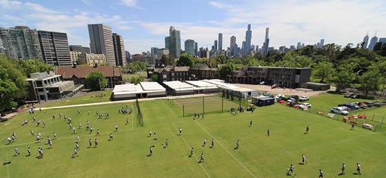 Construction on Main Oval